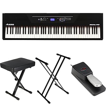【キーボード】Alesis Recital Pro 88鍵盤 Amazon.com: Alesis Recital Pro 88-key Hammer-action Digital